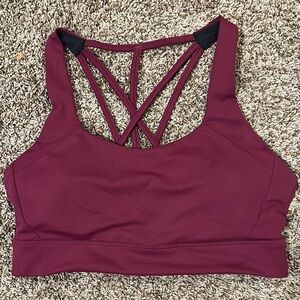 🌙 ZYIA Cranberry LNT Bra with Racerback Design